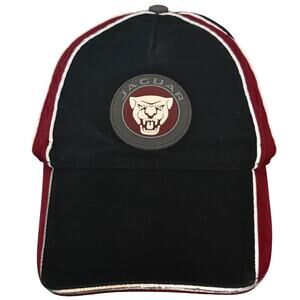 Jaguar Motors Baseball Hat Cap Strapback Black Red Reflective Preppy Luxury